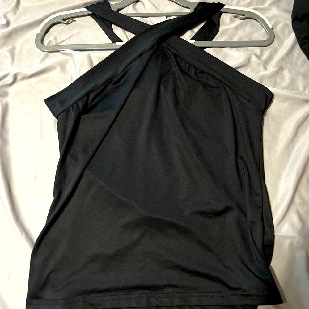 Black Criss cross shirt